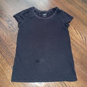 plain justice black tee